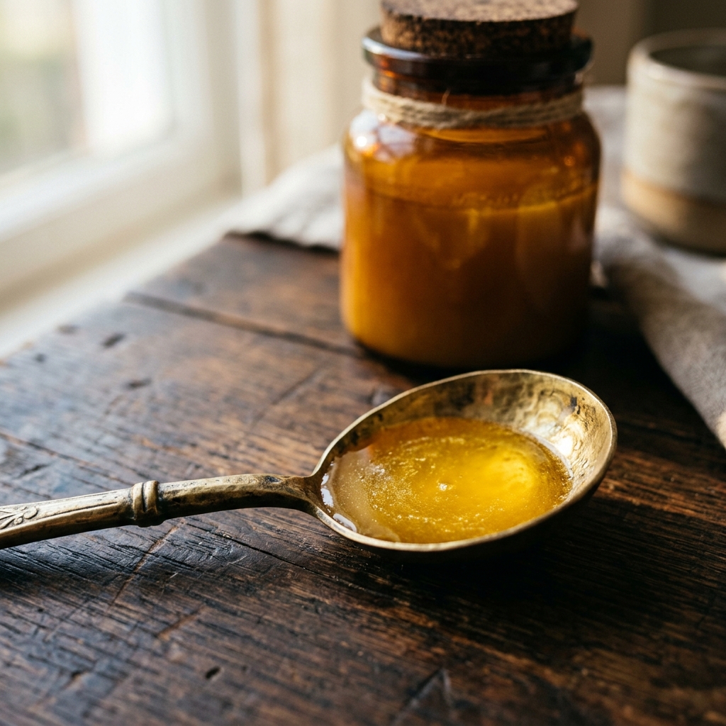 Ayurvedic Daily Spoon Ghee Ritual