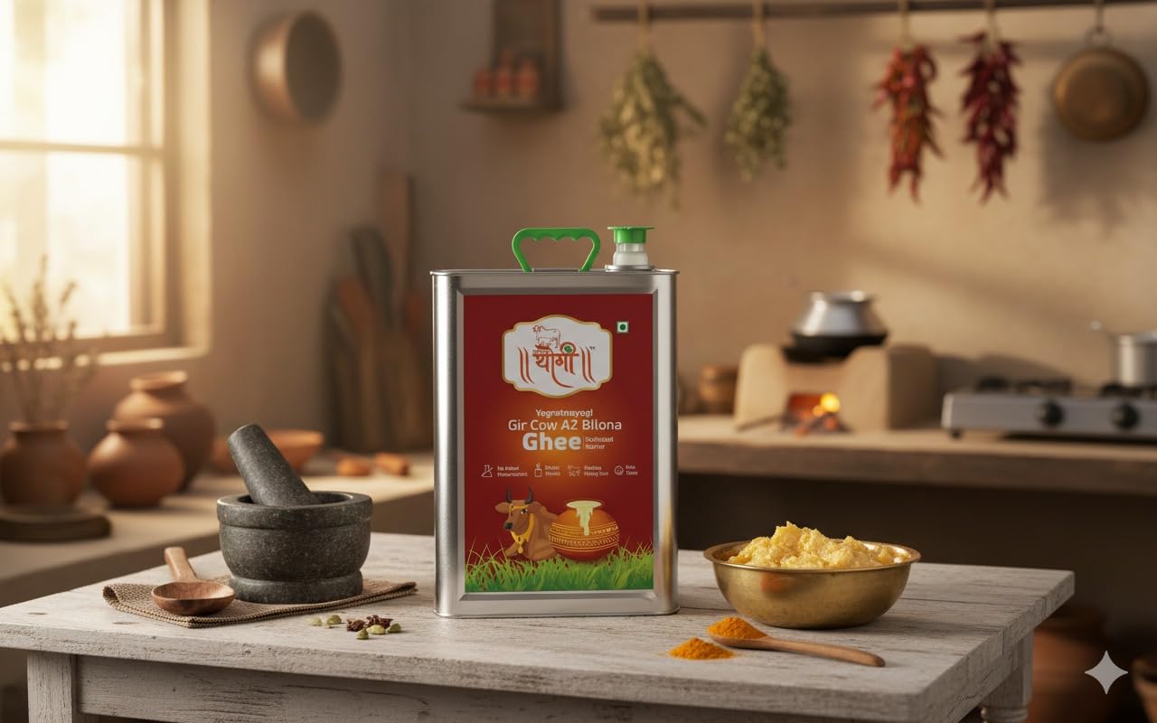 YOGRATNAYOGI Premium A2 Gir Cow Ghee